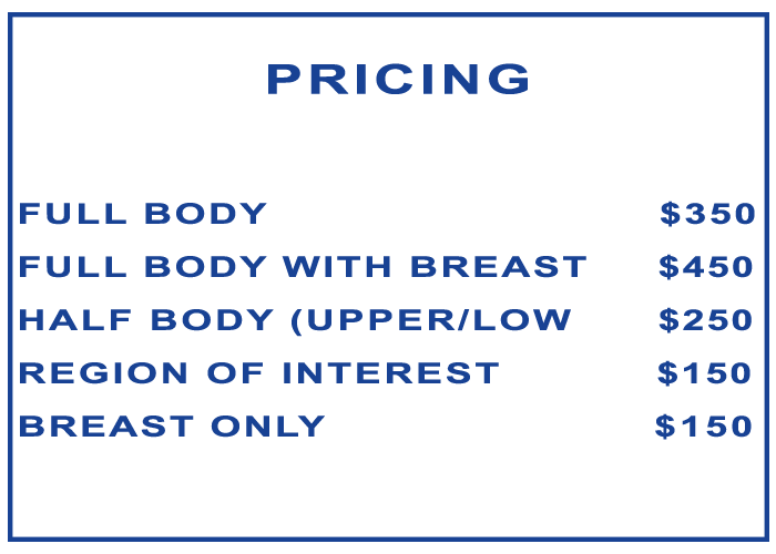 image of pricing chart