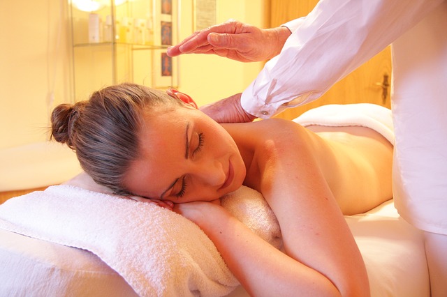 image of woman receiving massage